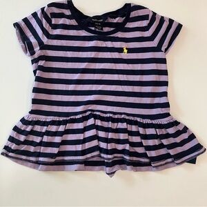 Peplum Ralph Lauren girls top 8-10